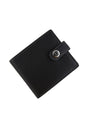 Dents Men's Smooth Nappa Leather Bifold Wallet with RFID Blocking and Coin Purse - Black/Slate