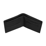 Dents Men's Pebble Grain Leather Bifold Wallet with Coin Purse & 5 Card Pockets - Black