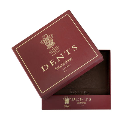 Dents Men's Pebble Grain Leather Bifold Wallet with Coin Purse & 4 Card Pockets - Tan