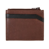 Dents RFID Two-Colour Pebble Grain Leather Card Holder Wallet - Tan