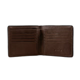 Dents RFID Two-Colour Pebble Grain Leather Bifold Wallet Card Holder - Tan