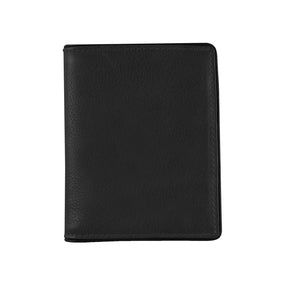 Dents RFID Two-Colour Pebble Grain Leather Business Card Holder - Black