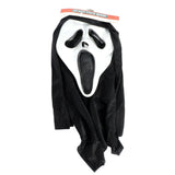 Scary Movie Ghost Face Scream Mask w/ Hood Halloween Horror Party Costume