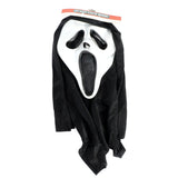 Scary Movie Ghost Face Scream Mask w/ Hood Halloween Horror Party Costume