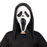 Scary Movie Ghost Face Scream Mask w/ Hood Halloween Horror Party Costume