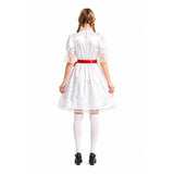 Womens Cursed Doll Halloween Party Costume Scary Horror Megan Film