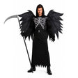 Mens Death Angel Party Costume Halloween Scream w/ Wings - One Size