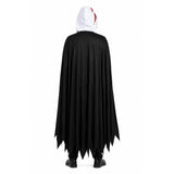 4x Kids Skeleton Grim Reaper Group Costume Bulk Pack w/ Mask, Cape, Tunic & Gloves - Childrens Scary Halloween Outfit
