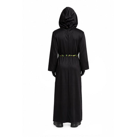 Kids Evil Pumpkin Monster Costume - Scary Hooded Robe & Mask Halloween Party Outfit