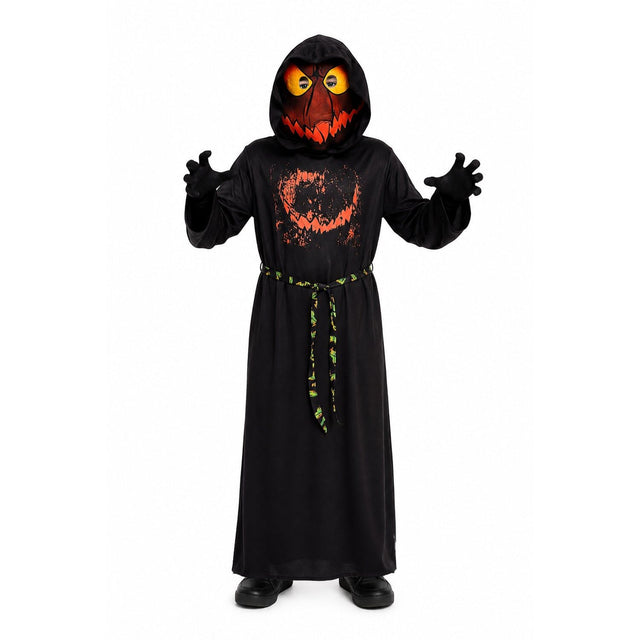 Children Evil Pumpkin Monster Costume - 10-12 years