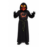 Childrens Evil Pumpkin Monster Party Costume Halloween Scary Outfit