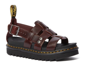 Dr. Martens Womens Terry Strap Sandals (Leather Slides) - Brown