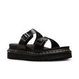 Dr. Martens Womens Myles Slides (Summer Leather Sandals) - Black