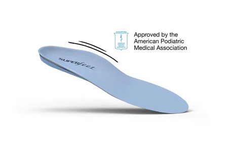 Superfeet Unisex All-Purpose Medium Arch Support Insoles - Blue (Orthotics)