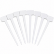 10x Garden Tee Plant Labels Seedling Seed Marker - White