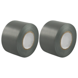2x Silver Joint Clipper Duct Tape (48mm x 20m) Pack - PVC Seal Insulating