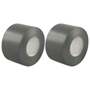 2x Silver Joint Clipper Duct Tape (48mm x 20m) Pack - PVC Seal Insulating