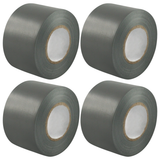 4x Silver Joint Clipper Duct Tape (48mm x 20m) Bulk Pack - PVC Seal Insulating