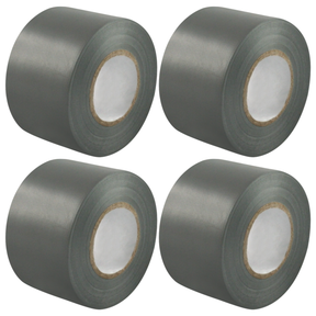4x Silver Joint Clipper Duct Tape (48mm x 20m) Bulk Pack - PVC Seal Insulating