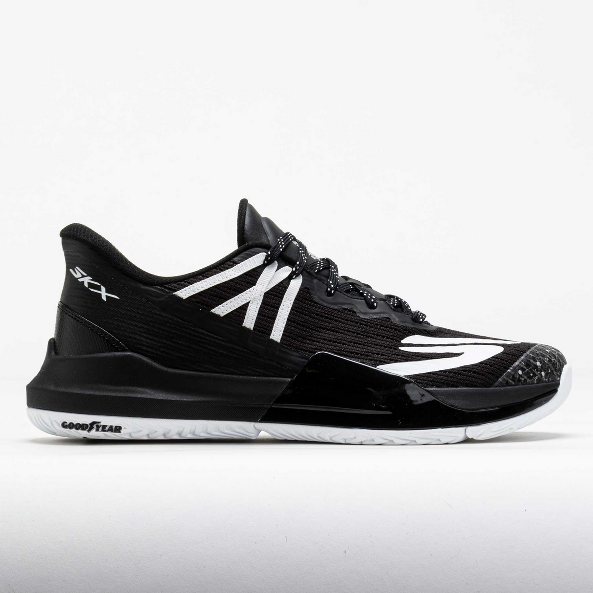 Skechers Baseline Bully Pickleball/Padel/Tennis Shoes Sneakers w/ Goodyear Sole in Black/White