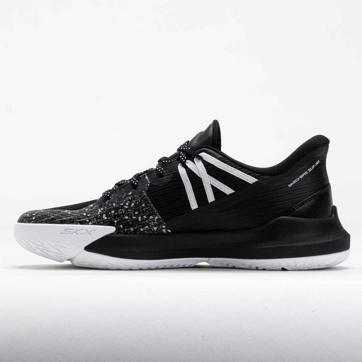 Skechers Baseline Bully Pickleball/Padel/Tennis Shoes Sneakers w/ Goodyear Sole in Black/White