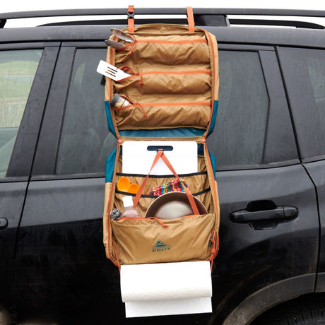 KELTY Camp Galley 16.7L Hanging Camp Kitchen Storage Organiser 600D Polyester 