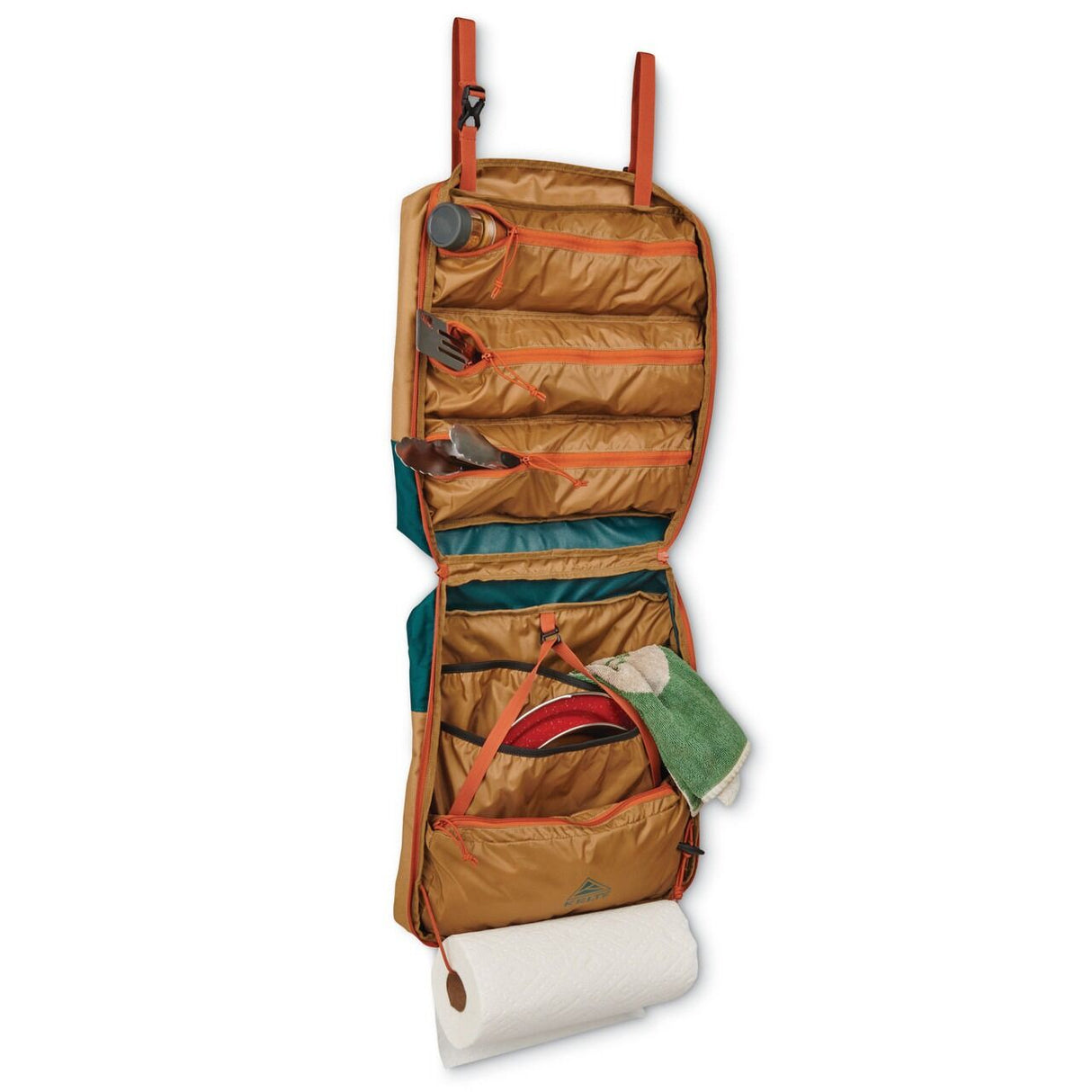 KELTY Camp Galley 16.7L Hanging Camp Kitchen Storage Organiser 600D Polyester 
