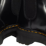 Dr. Martens 2976 Quad Chelsea Boots (Smooth  Leather/Platform Shoes) - Black