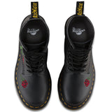 Dr. Martens 1460 Vonda Floral Leather Boots (8 Eye) - Black