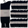 24 Pairs Premium Bamboo Thick Socks Bulk Pack - Mens Heavy Duty Work Socks w/ Cushion