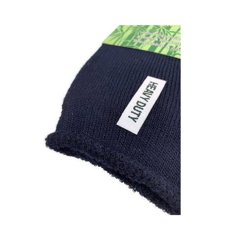 24 Pairs Premium Bamboo Works Socks Bulk Pack - Navy Blue (Mens Heavy Duty Thick Socks w/ Cushion & Anti-Odour)