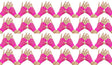 24 Pairs Hot Pink Fishnet Gloves Bulk Pack - Fingerless Wrist Length (70s & 80s Costume/Party)