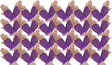 24 Pair Fishnet Gloves Fingerless Wrist Length 70s 80s Costume Party - Purple