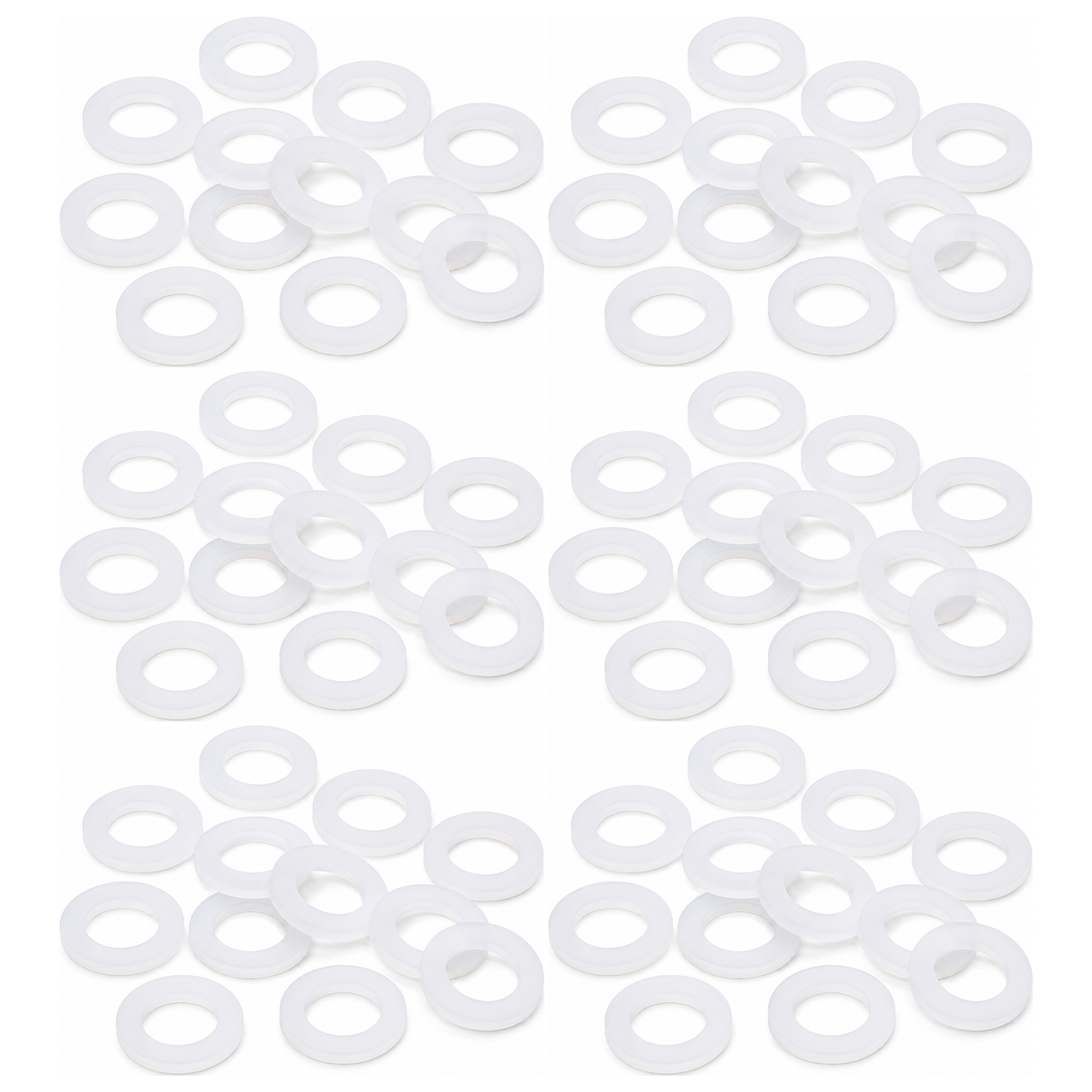 72x Silicone O Ring Washers Bulk Pack - 24mm Sealing Gaskets