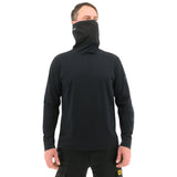 Caterpillar Mens ViralOff¨ Long Sleeve Gaiter Tee with Face Covering Top Shirt CAT - Detroit Blue