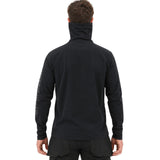 Caterpillar ViralOff Mens Long Sleeve Gaiter T-Shirt w/ Face Covering - Black