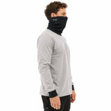 Caterpillar Mens ViralOff¨ Long Sleeve Gaiter Tee with Face Covering Top Shirt CAT - Drizzle - Large