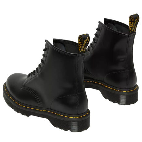 Dr. Martens 1460 Bex Smooth Leather Boots (8 Eye Platform Shoes) - Black