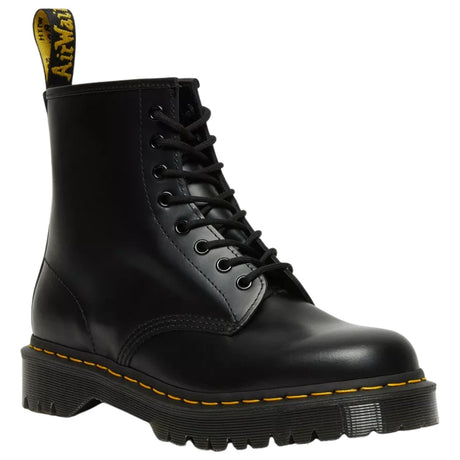 Dr. Martens 1460 Bex Smooth Leather Boots (8 Eye Platform Shoes) - Black
