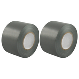 2x Silver Joint Clipper Duct Tape (48mm x 30m) Pack - PVC Seal Insulating