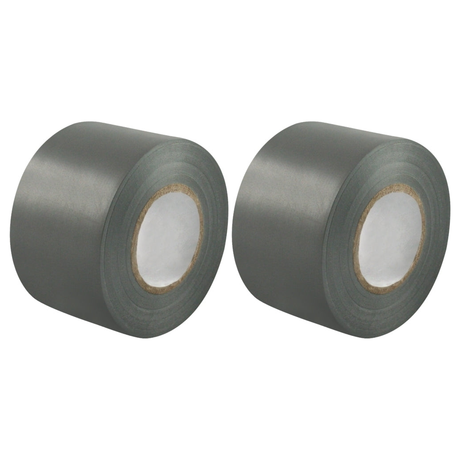 2x Silver Joint Clipper Duct Tape (48mm x 30m) Pack - PVC Seal Insulating