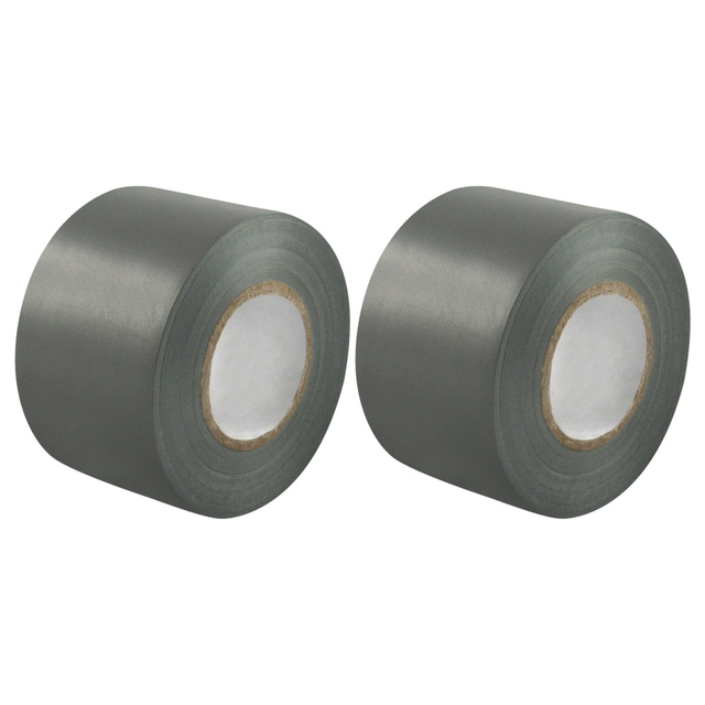 2x Silver Joint Clipper Duct Tape (48mm x 30m) Pack - PVC Seal Insulating