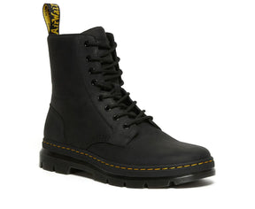 Dr. Martens Unisex Combs Wyoming Leather Boots - Black