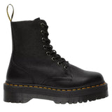 Dr. Martens Jadon III Pisa 8 Eye Leather Platform Boots in Black