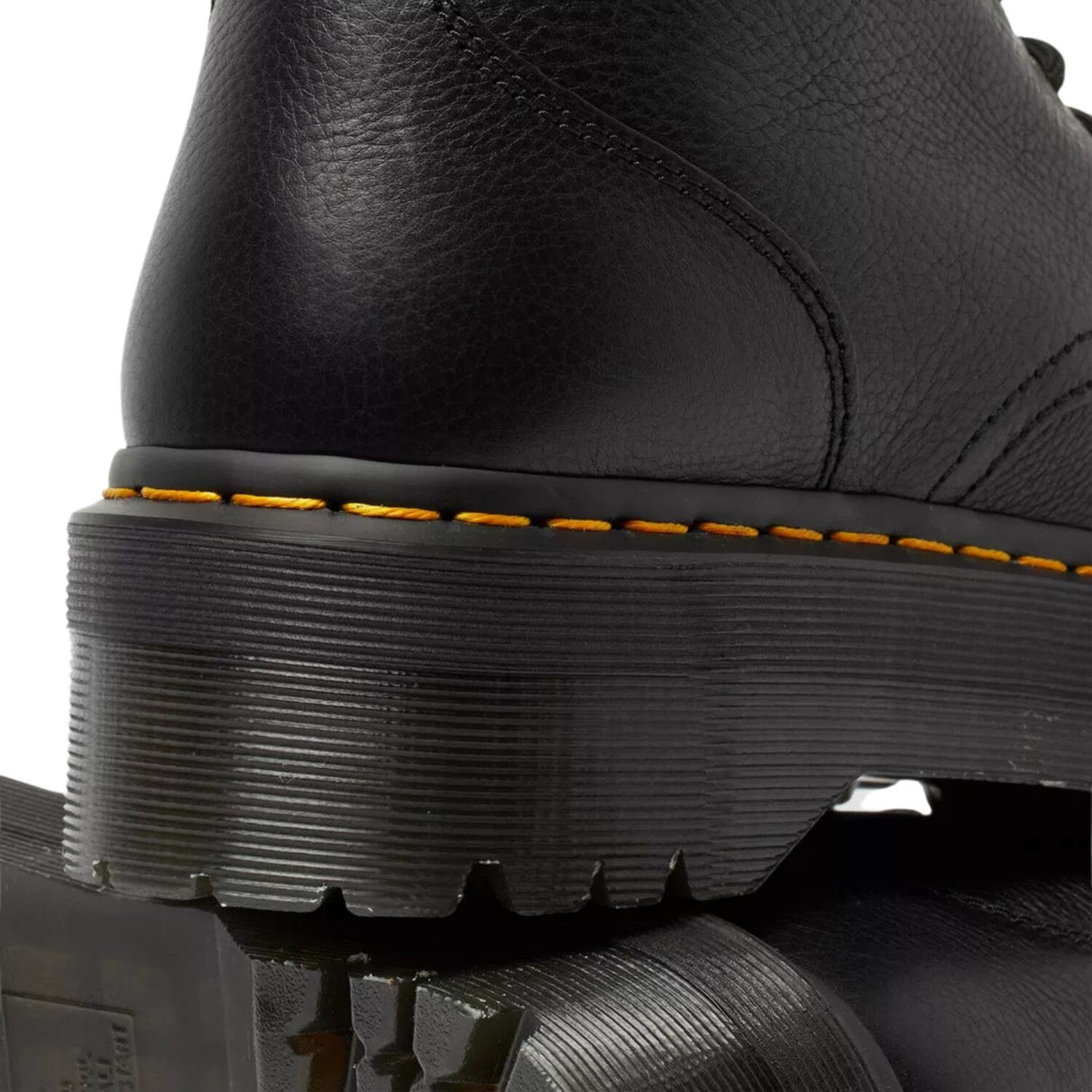 Dr. Martens Jadon III Pisa 8 Eye Leather Platform Boots in Black