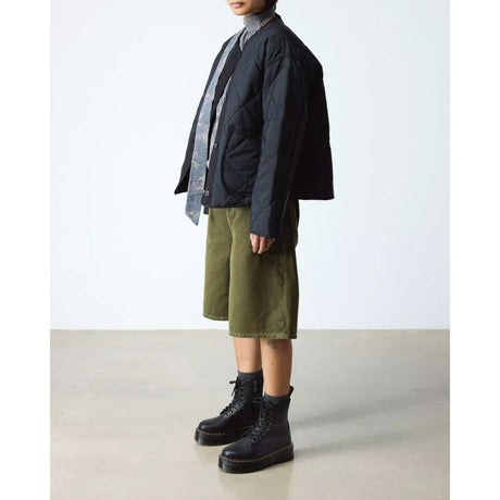 Dr. Martens Jadon III Pisa 8 Eye Leather Platform Boots in Black