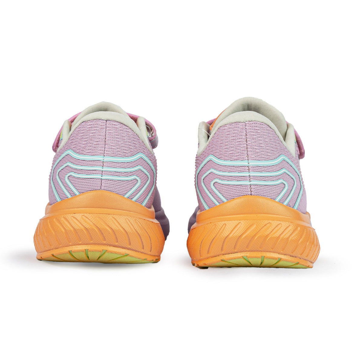 Sfida Brazen Girls V Strap Runners - Purple/Neon (Kids Sneakers/Shoes)