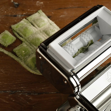 Marcato Atlas 150 Multipast Gift Set w/ 3 Roller Attachments + Pasta Machine - Silver