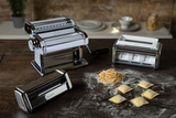 Marcato Atlas 5 Types Gift Set - Pasta Machine w/ 2 Roller Attachments (Makes 5 Types of Pasta)
