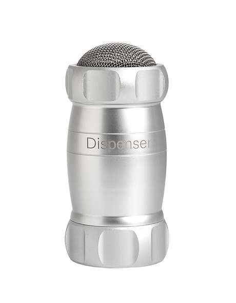 Marcato Aluminium Flour Dispenser/Shaker for Pasta & Baking (Sugar Sifter) - Silver
